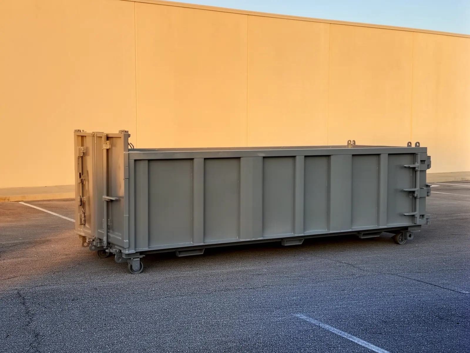 Roll-off dumpster from Straight Line Dumpster Rental LLC in Natick, MA